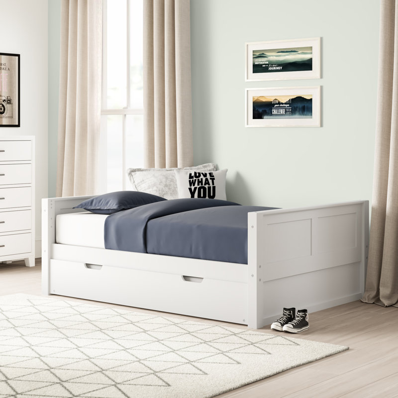 Lit matelot double avec couchette Burkley de Mack & Milo ™, Blanc