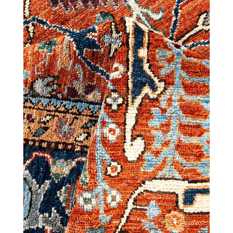 Serapi One-of-a-Kind 5' 9" X 9' 0" Hand Knotted Area Rug