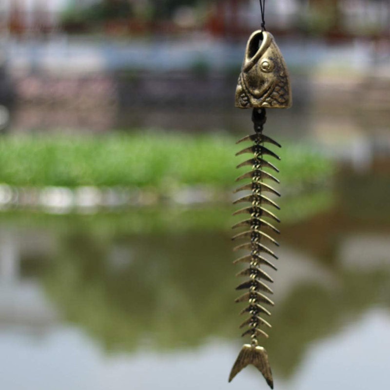 Fish Skeleton Wind Chime