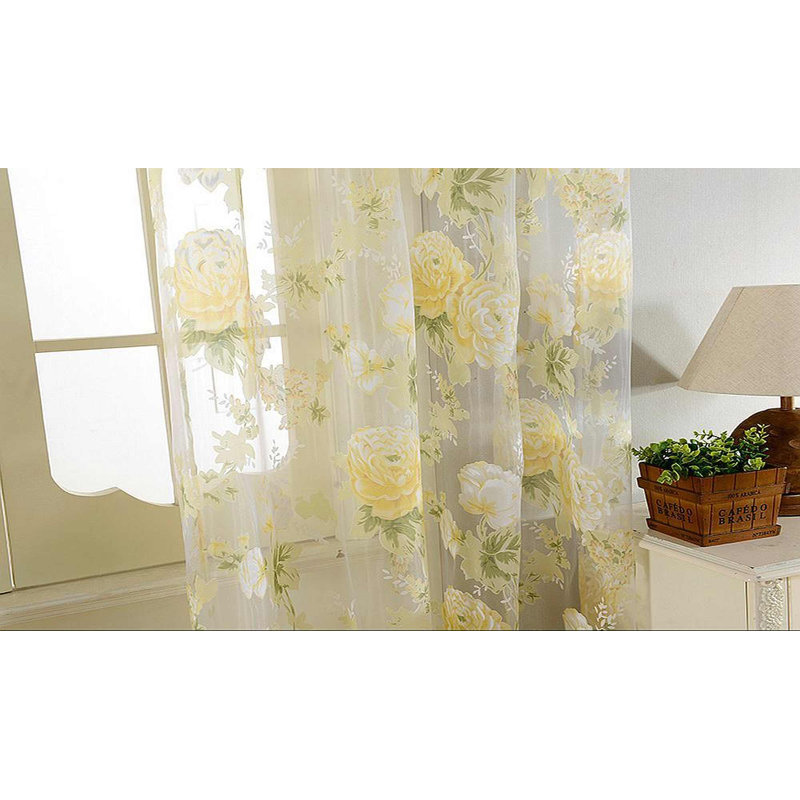 Robb Sheer Curtain Single Panel, White