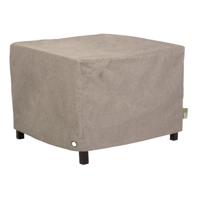 Modern Leisure Garrison Square Fire Pit Table Cover, Waterproof, 42" Square x 22"H, Sandstone