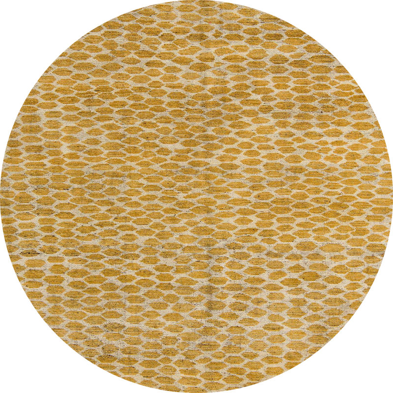 Anca Abstract Indoor Rug, Round 7'