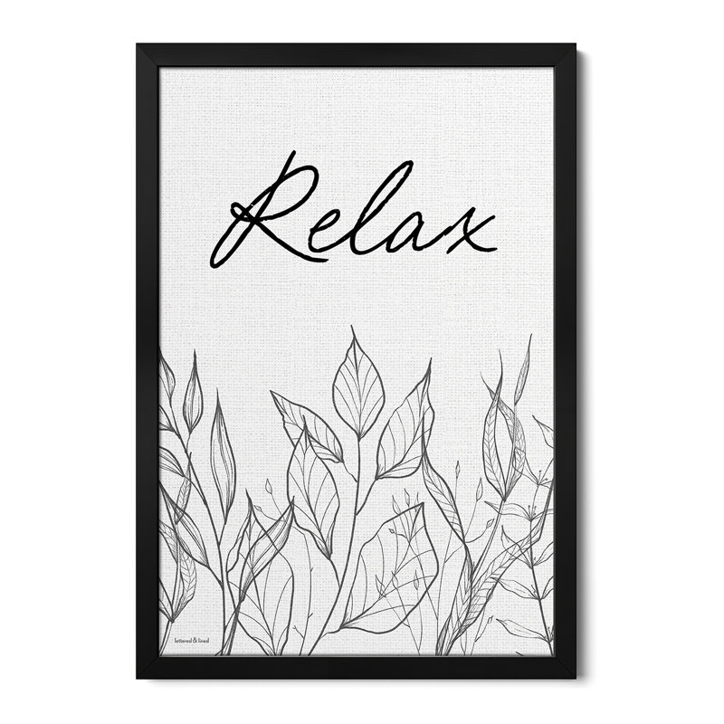 Feuille croquis relax - reproduction d'art mural - affiche de galerie, H 24 po x l 16 po