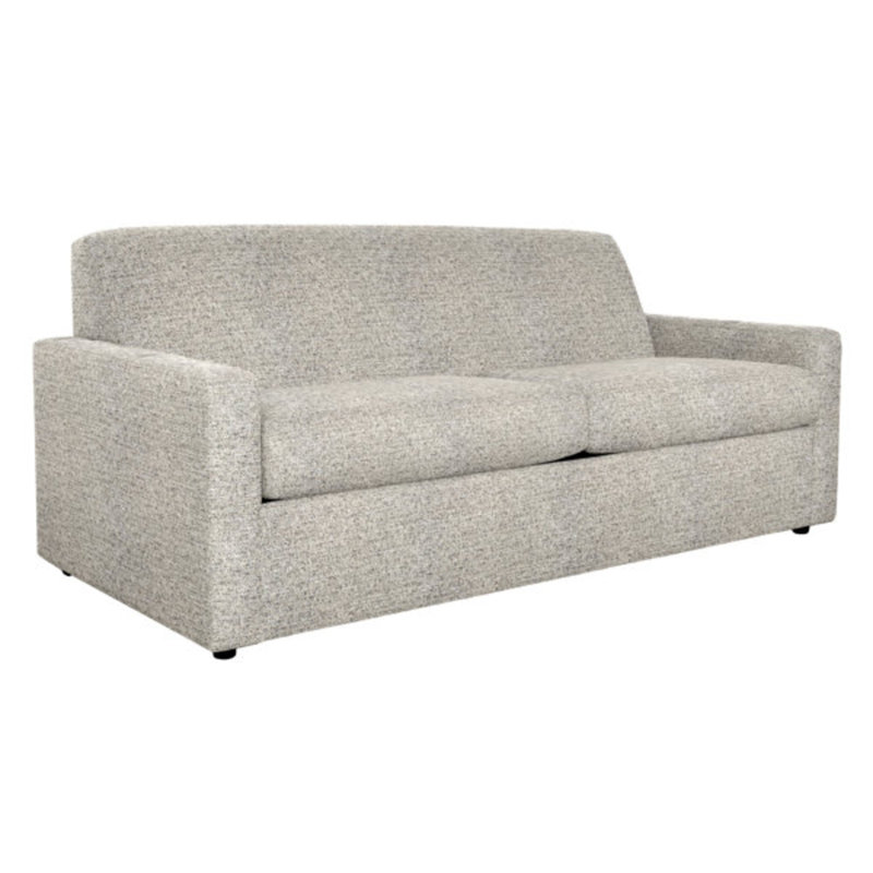Canapé à accoudoirs carrés avec coussins réversibles 76,5 po Wells, Albâtre Fluff