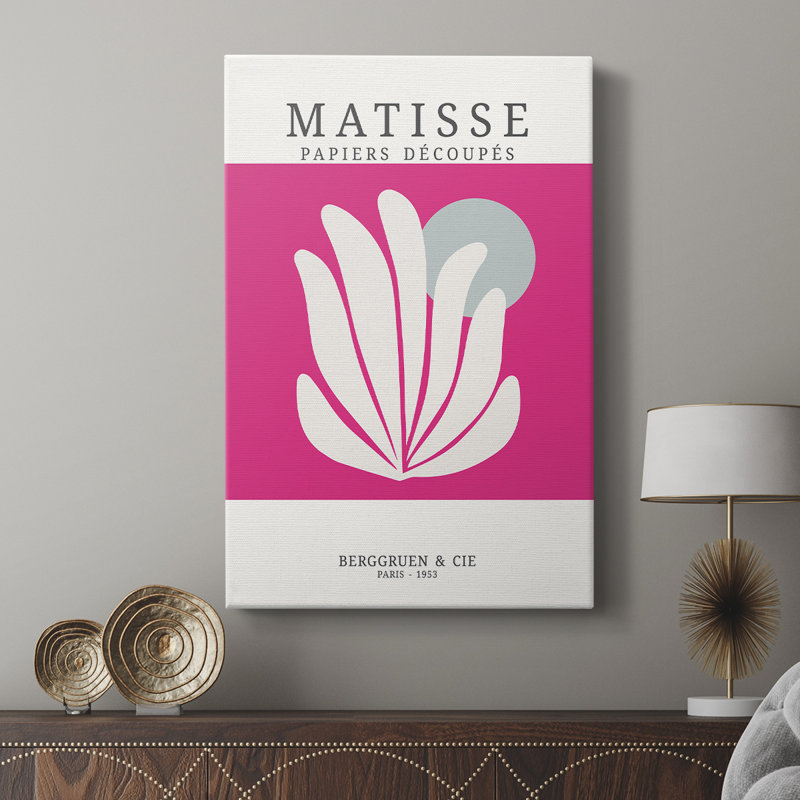 Matisse CD XXII, reproduction encadrée - galerie Cavas, H 27 po x l 18 po