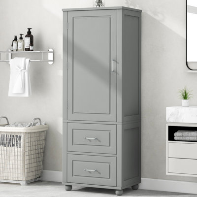 Tall Bathroom Storage Cabinet, Freestanding Storage Cabinet