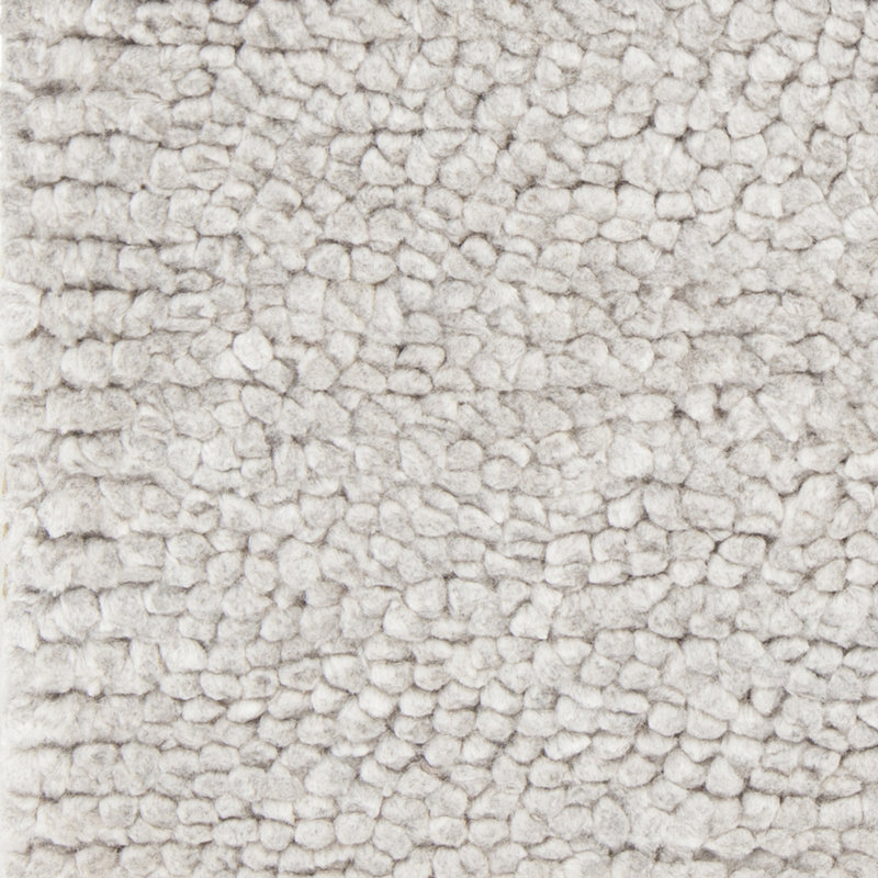 Tapis argenté en laine tissé à la main Reanna, 5 pi x 7 pi 6 po