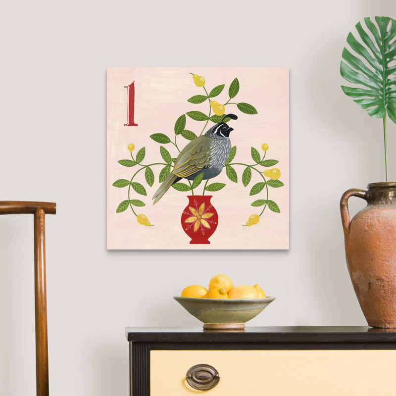 "Douze jours I" par Grace Popp - reproduction d'art sur toile, Toile tendue, H 36 po x l 36 po x P 1,25 po
