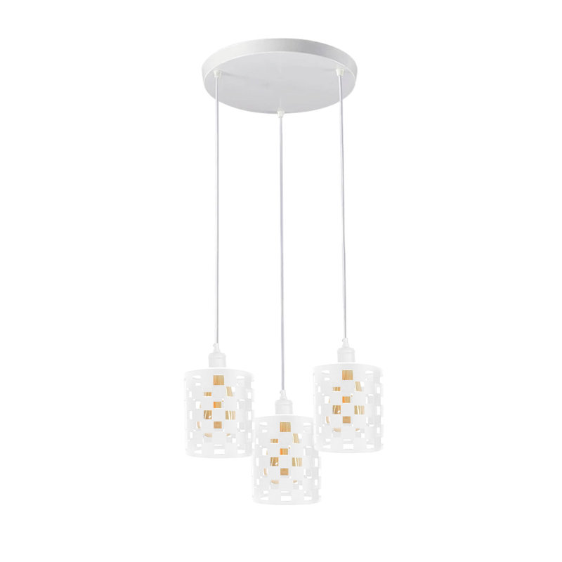 Jahkhi 3 - Light Cluster Pendant, White