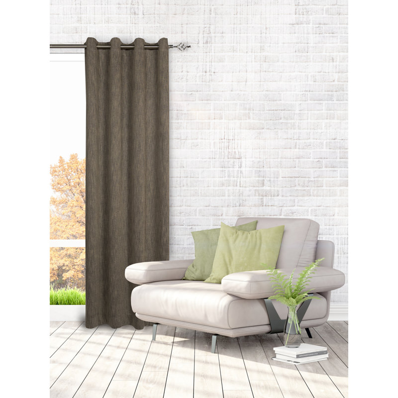 Heller Room Darkening Curtain Pair, Black