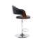 Claireville Height Adjustable Swivel Faux Leather Mid-Century Bar Stool-280208703