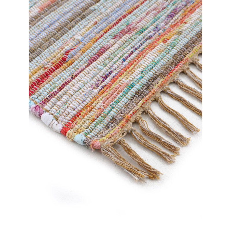 Chindi Hand Woven Kilim Taupe Rug, Rectangle 200 x 290cm