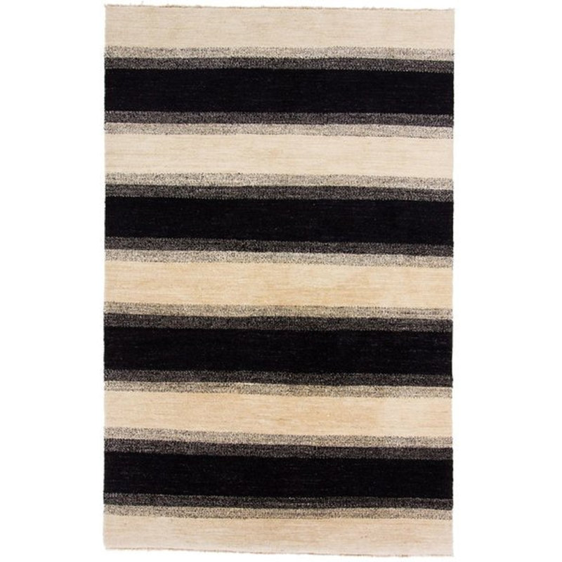 Striped Wool Hand Woven 175cm X 274cm Area Rug