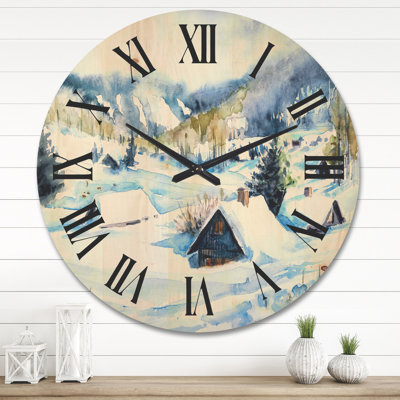 Solid Wood Wall Clock