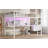 Gizelle Metal Loft Bed With USB Charging Station And LED Lights