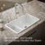 Iron Tones 33" L x 18.75" W Large/Medium Double-Bowl Kitchen Sink-1707138