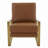 Lexington Avenue Modern Leather Accent Armchair - Brushed Stainless Steel Sled Base Mid Century Luxury Lounge Chair-1582202552-1546508923