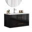 Meuble-lavabo mural noir 36 po avec lavabo 36 po-1545150555-1545150501