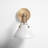 Frome Steel Armed Sconce-813694369
