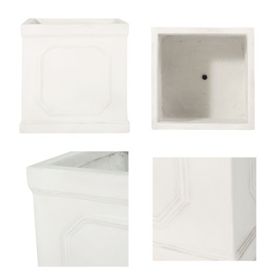 Lightweight Mgo Small Faux-stone Planter