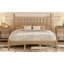 Grand lit plateforme en bois avec tête de lit en forme de gourde, lit plateforme de style rétro avec support à lattes en bois, naturel-303097570-303097583