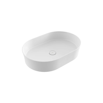 Sottile Slim Line Countertop Basin - 55x38cm, 0TH