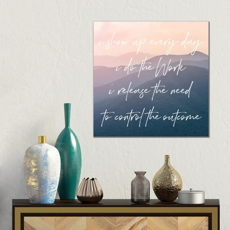Do The Work In Smoky Mountain Sunset by Nature Magick - Gallery-Wrapped Canvas Giclée on Canvas, 45.72 cm H x 45.72 cm W