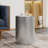  Modern Hammered Metal Side Table with Polished Aluminum Finish, Lightweight and Versatile Accent Tables for Living Room or Bedroom, Silver