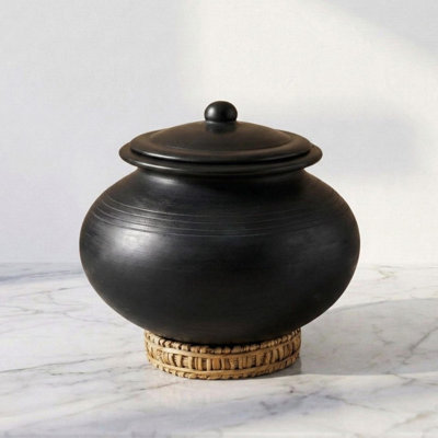 Casserole en terre glacée Handiade exclusive Swadeshi Blessings HandMade