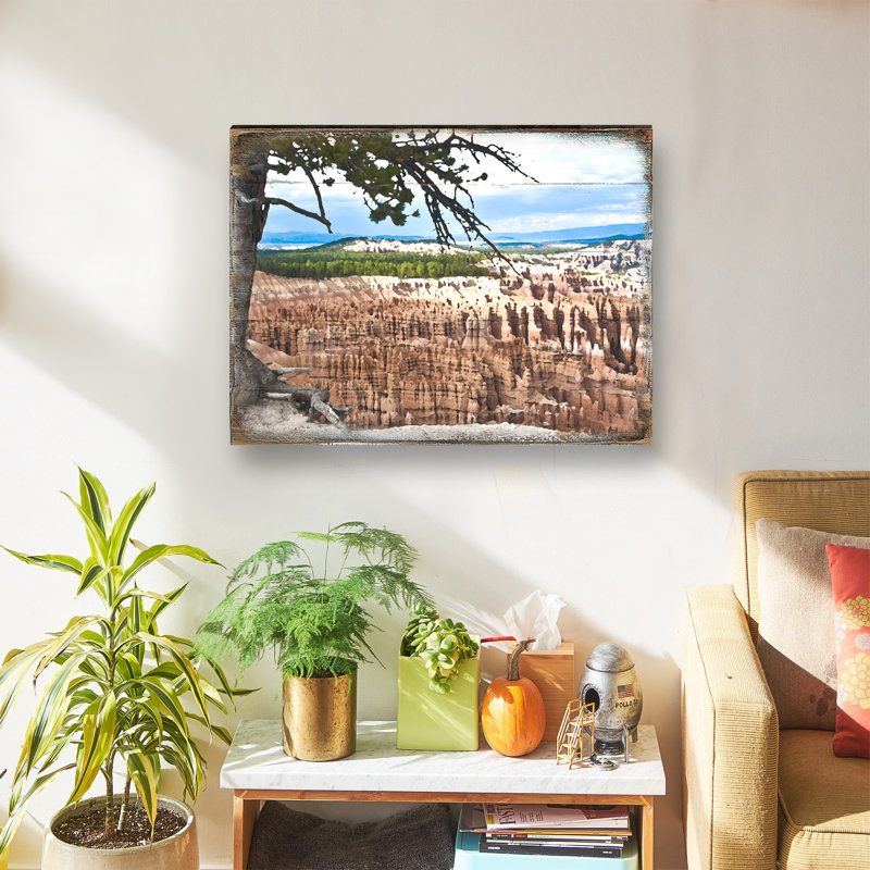 Bloc de bois canyon tree view Schaller, H 12 po x l 18 po x P 1 po