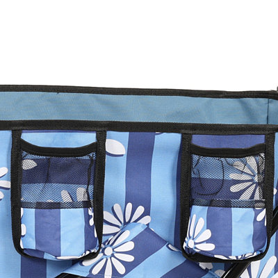Heavy-Duty Folding Wagon Cart with Waterproof Picnic Mat, Garden Portable Cart