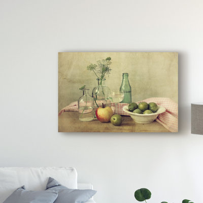 « still life glass », reproduction de photo sur toile tendue