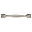 Poignée à poignée Twist Collection - Poignée d'armoire de 3 3/4 po nickel poli - Quincaillerie transitionnelle pour tiroirs et armoires-98154867-116262359