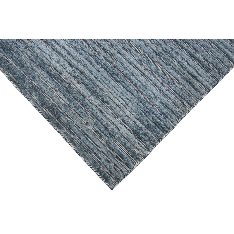 Area Rug in Blue/Gray, Rectangle 10' x 14'