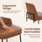 Upholstered Parsons Side Chair Dining Chair-1285722752