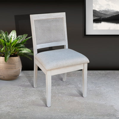 Chaise d'appoint en bois massif Aurika