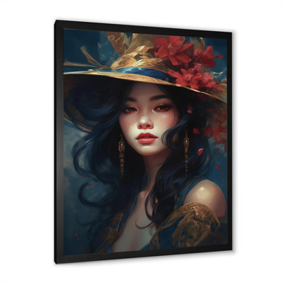" Woman In Vintage Hat I "