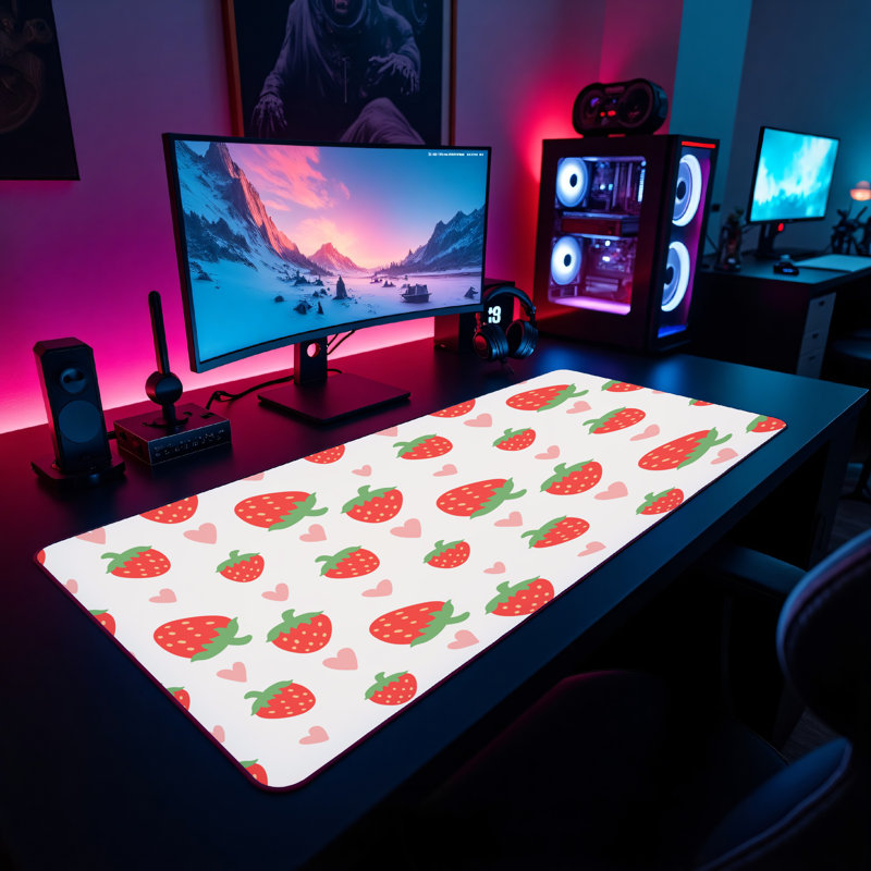 Polyester Desk Pad, 31.5x15.5