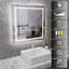Miroir carré de salle de bain anti-buée