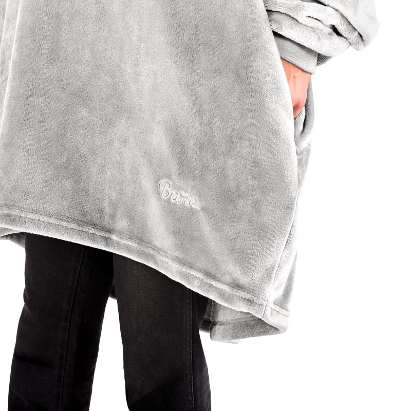 Couverture portable Bare Homey, Gris clair, Adulte