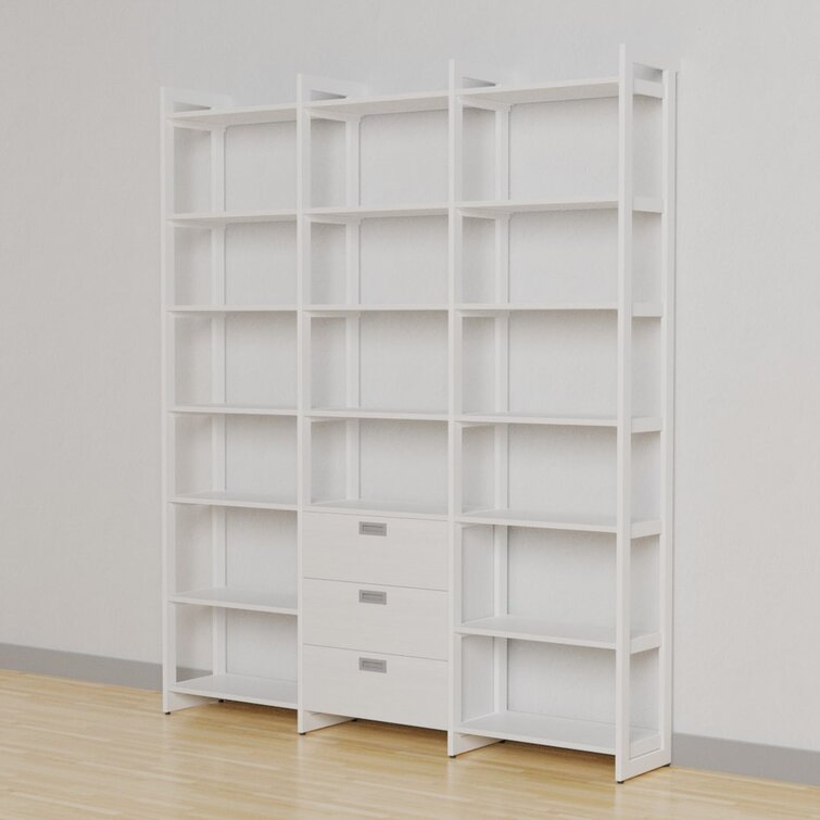 California Closets® The Everyday System™ 87" H X 72" W Etagere Bookcase