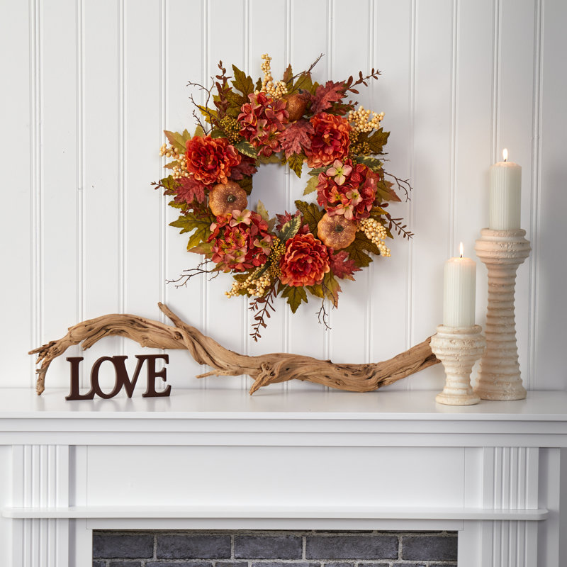 Faux Polyester 24'' Wreath