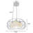 3-light White Chandelier Modern Chandelier