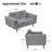 62.2'' Wide Chenille Loveseat With Solid Wood Legs-338973975