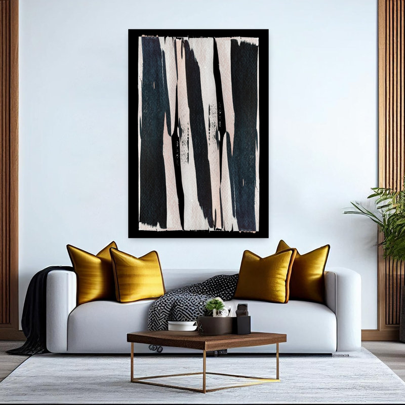 Art contemporain, art abstrait abstrait et audacieux, H 60 po x l 40 po