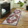 Washable Rugs for Living Room Bedroom Area Rug Boho Vintage Oriental Floral Print Rug Stain Resistant Carpet for Kitchen Laundry Non-Slip Low Pile Floor Carpet Indoor Soft Floor Mat Home Hallway Long Rug Office Apartment Decor