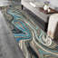 Tapis gris HR Blue Marble-914937003