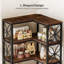 200cm H x 60cm W Metal Bookcase