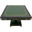 États-Unis MJ Table Skyline Emerald Elite 30 Table de Mahjong automatique de qualité supérieure American Mah Jong Edition 30 mm, revêtement en verre noir, cadre émeraude rétro, conception pliante avec supports et poussoirs en bois-133040458