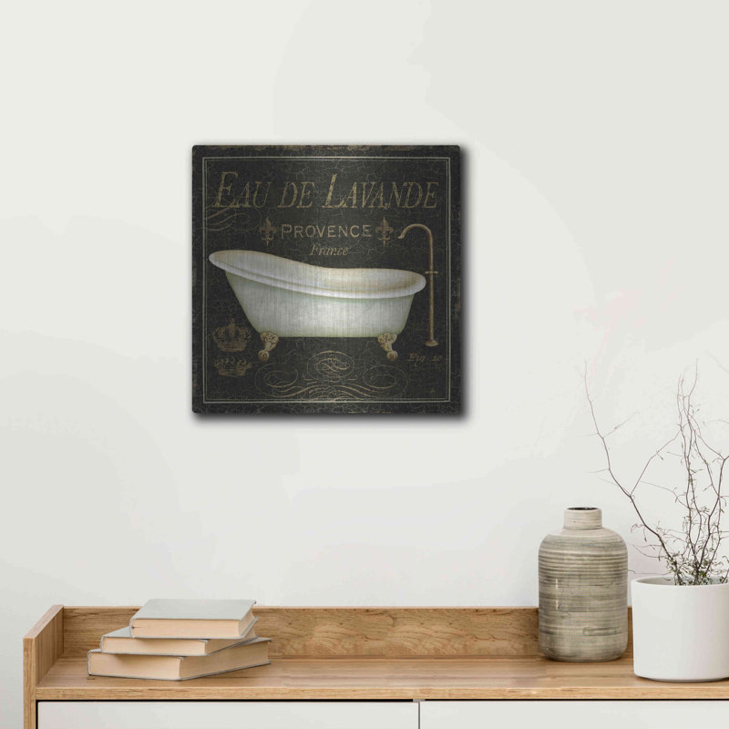 Ophelia & Co. «Bain de luxe I» par Daphne Brissonet, art mural en métal, H 12 po x l 12 po